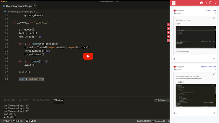 Take notes, capture screenshots combine snippets from coding video lectures
